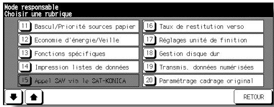 KONICA MINOLTA 7272 - Écran du mode responsable - 1