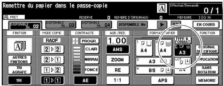 KONICA MINOLTA 7272 - Appuyez sur la touche Passe-copie pour la mesure en surbrillance. - 1