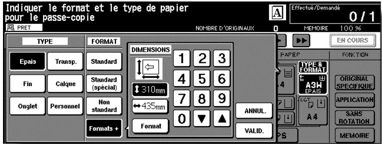 KONICA MINOLTA 7272 - Définissez le format du papier. - 4