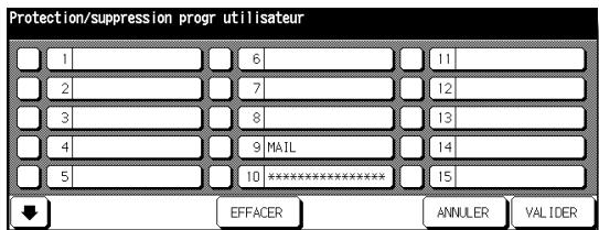 KONICA MINOLTA 7272 - Écran Protection/suppression prog. utiliseur - 1