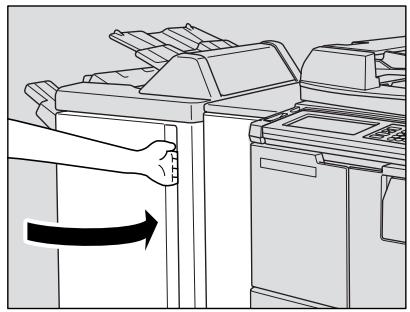 KONICA MINOLTA 7272 - Fermez la porte du module de finition. - 1
