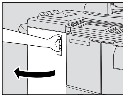 KONICA MINOLTA 7272 - Ouvrez la porte du module de finition. - 1