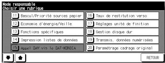 KONICA MINOLTA 7272 - Écran du mode Responsible - 1