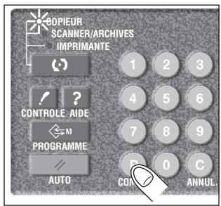 KONICA MINOLTA 7272 - Appuyez sur [P (COMPTEUR)] dans le tableau de commande. - 1