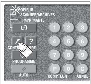 KONICA MINOLTA 7272 - Appuyez sur [CONTROL] sur le tableau de commande. - 1
