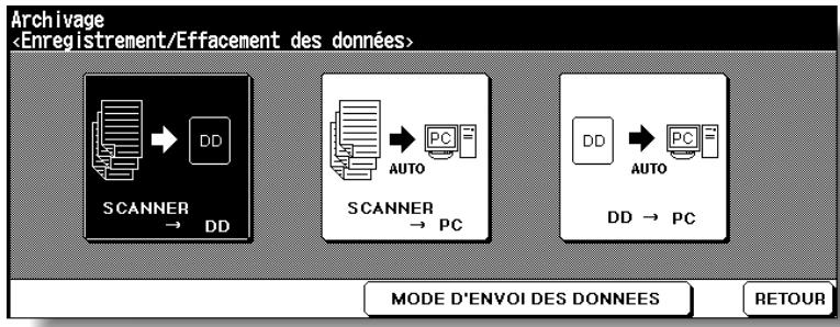 KONICA MINOLTA 7272 - Appuyez sur SCANNER  DD ou sur SCANNER  PC. - 1