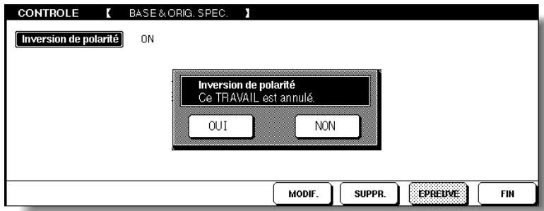 KONICA MINOLTA 7272 - Pour annuler la configuration : - 1