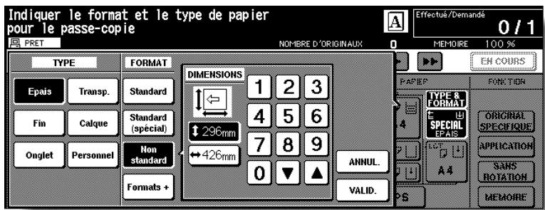 KONICA MINOLTA 7272 - Définissez le format du papier. - 2