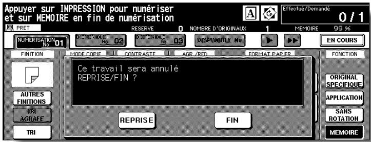 KONICA MINOLTA 7272 - Pour arrêter la numérisation/l'impression - 3