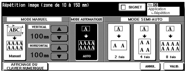 KONICA MINOLTA 7272 - Appuyez sur la touche du mode souhaité pour la mesure en surbrillance. - 1