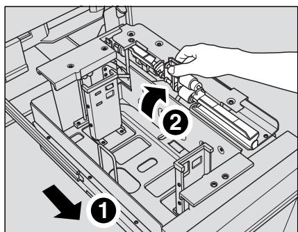 KONICA MINOLTA 7272 - Ouvrez le rouleau d'alimentation papier. - 1