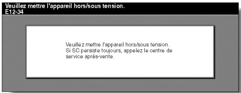 KONICA MINOLTA 7272 - Affichage de l'écran Hors/sous tension - 1