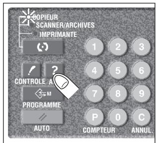 KONICA MINOLTA 7272 - Dans tout écran autre que l'écran général, appuyez sur [AIDE]. - 1