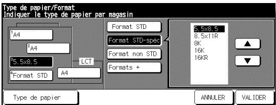 KONICA MINOLTA 7272 - Écran de configuration de format spécifique (STANDARD spécifique) - 1