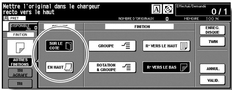 KONICA MINOLTA 7272 - Sélectionnez le mode de reliure. - 2