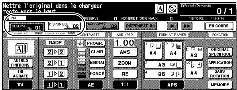 KONICA MINOLTA 7272 - Appuyez sur [DEPART] pour lancer la numérisation/l'impression du travail. - 1