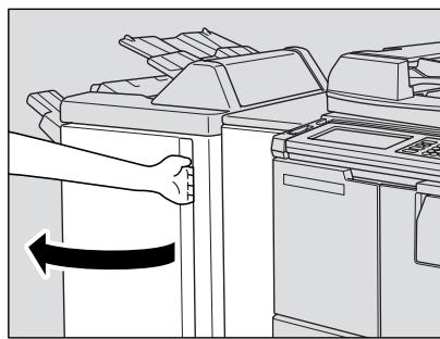 KONICA MINOLTA 7272 - Ouvrez la porte du module de finition. - 1
