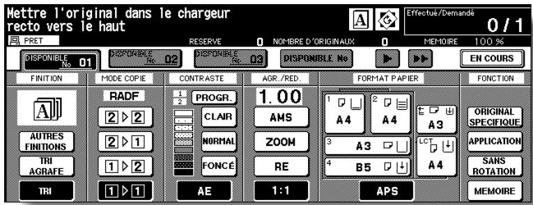 KONICA MINOLTA 7272 - Fermez correctement le chargeur RADF, puis appuyez sur [AUTO]. - 1