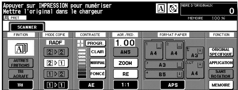 KONICA MINOLTA 7272 - Sélectionnez les conditions de numérisation souhaitées. - 1