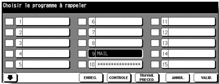 KONICA MINOLTA 7272 - Rappel de paramètres de programme enregistré (Programme : Rappel de programme) - 1
