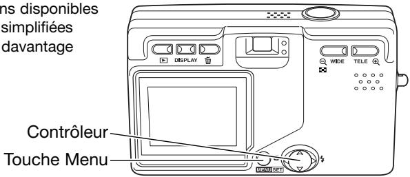 KONICA MINOLTA DIMAGE G600 - Navigation dans le menu Enregistrement (REC) - 5