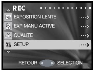 KONICA MINOLTA DIMAGE G600 - Navigation dans le menu Réglages - 5