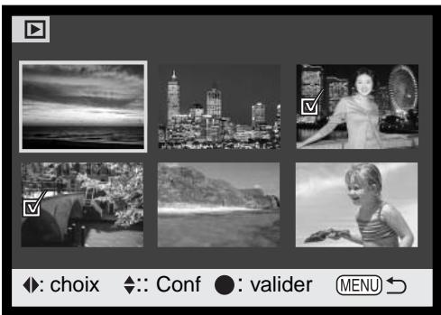 KONICA MINOLTA DIMAGE XT - ÉCRAN DE SéLECTION DES IMAGES - 1