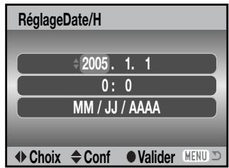 KONICA MINOLTA DIMAGE Z6 - Format de la date et de l'heure - 1