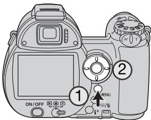 KONICA MINOLTA DIMAGE Z6 - Navigation dans les menus d'enregistrement - 7
