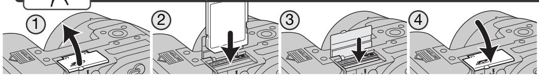 KONICA MINOLTA DIMAGE Z6 - Chargement de la carte mémoire - 2