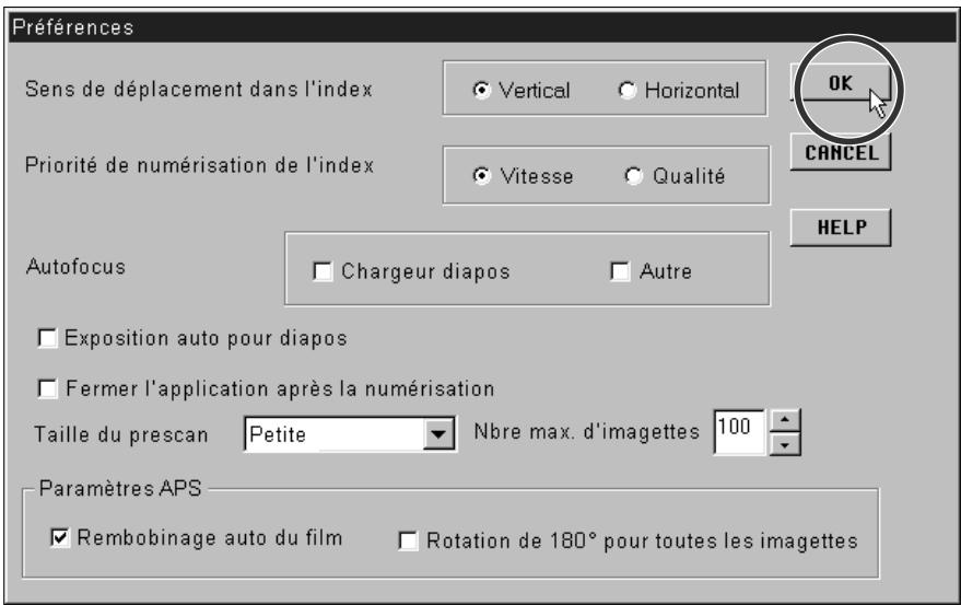 KONICA MINOLTA SCAN MULTI I SOFTWARE - RÉGLAGES DES PRÉFÉRENCES - 3