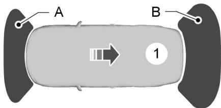FORD FOCUS 2012 - Manoeuvres avec le système d'aide au stationnement - 1