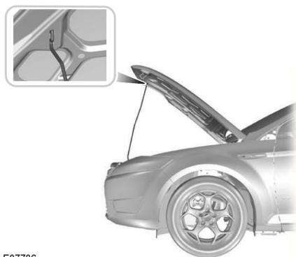 FORD FOCUS 2012 - Ouverture du capot moteur - 3