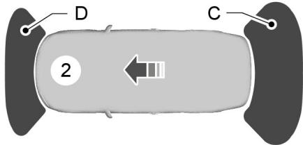 FORD FOCUS 2012 - Manoeuvres avec le système d'aide au stationnement - 2