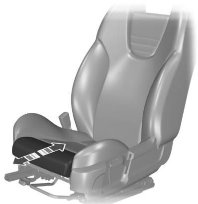 FORD FOCUS 2012 - Régler la longueur du coussin de siège - 1