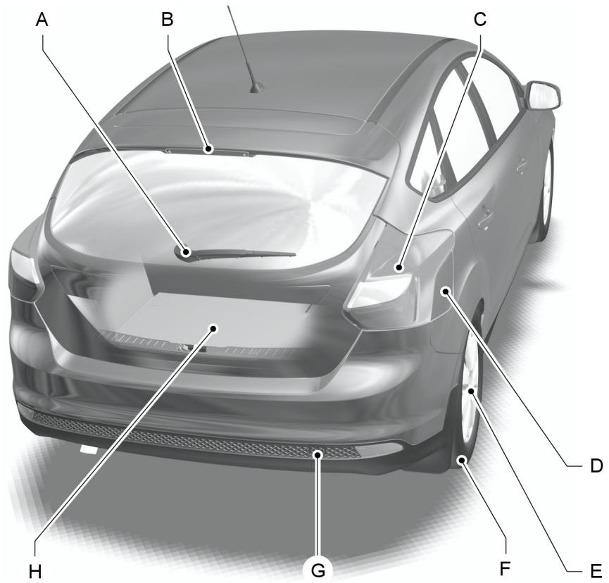 FORD FOCUS 2012 - Aperçu extérieur arrêté - 1