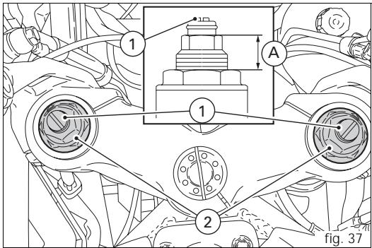 DUCATI ST3S ABS - Éléments de réglage fourche avant (ST3S ABS) - 1