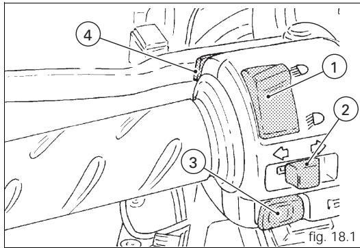 DUCATI ST3S ABS - Commutateur gauche (fig. 18.2 et fig. 18.1) - 1