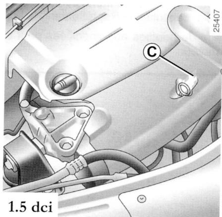 DACIA LOGAN MCV - C - Plaque moteur ou étiquette moteur - 3