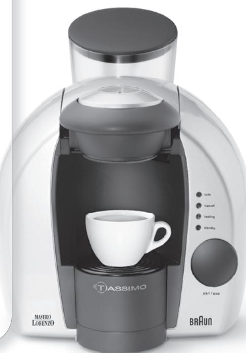 BRAUN TASSIMO - CONSIGNES AVANT UTILISATION: - 1