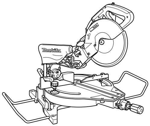 MAKITA LS1013 - Sierra de Inglete Telescópica - 1