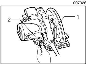 MAKITA 5007MG - Ajuste de la profundidad de corte - 1