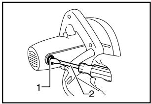 MAKITA 5740NB - Réglage de précision pour les coupes de 90° (coupes à angle droit) - 4