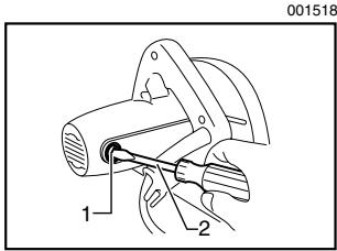MAKITA 5740NB - Adjusting for accuracy of 90^ cut (vertical cut) - 4