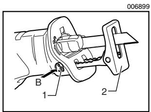 MAKITA BJR182 - Regulación de la zapata - 2