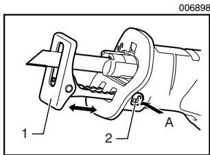 MAKITA BJR182 - Regulación de la zapata - 1