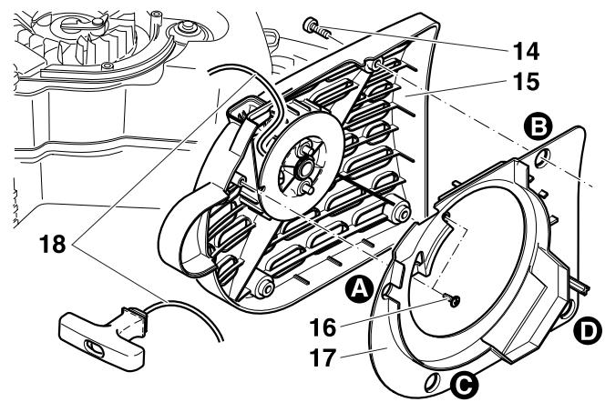 MAKITA DPC7321 DPC8112 - Replacing the suction head - 2