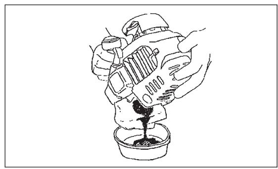 MAKITA EBH341L - REEMPLAZO DEL ACEITE DEL MOTOR - 4