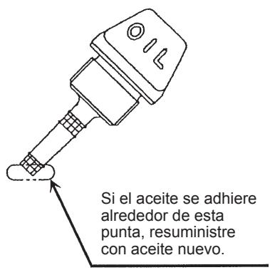 MAKITA EBH341L - Punto 1 en el reemplazo del aceite: "Medidor de aceite" - 1
