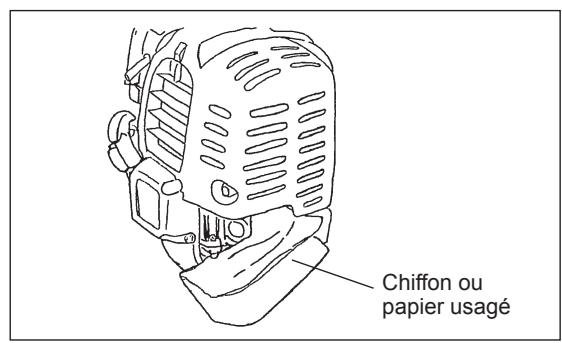 MAKITA EBH341L - REEMPLACEMENT DE L'HUILE MOTEUR - 3